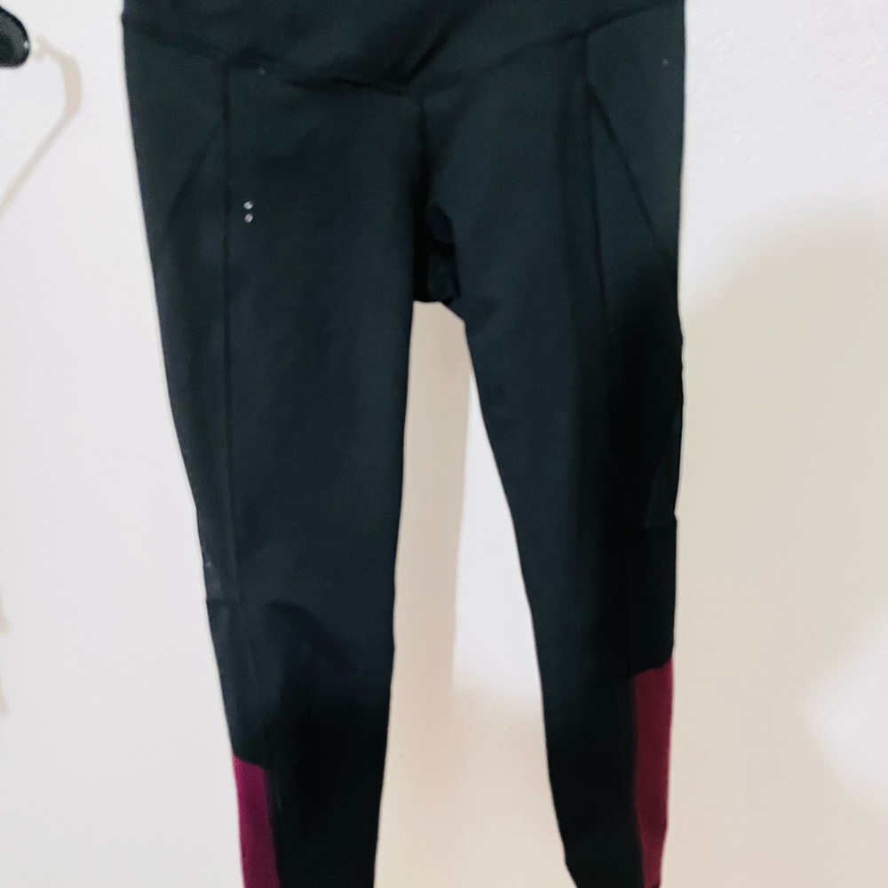 Black and Red Women's Leggings